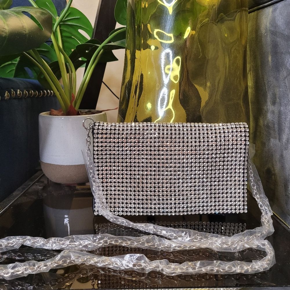 NWT Amber Sceats Stella Crystal Crossbody Bag Stunning Purse!